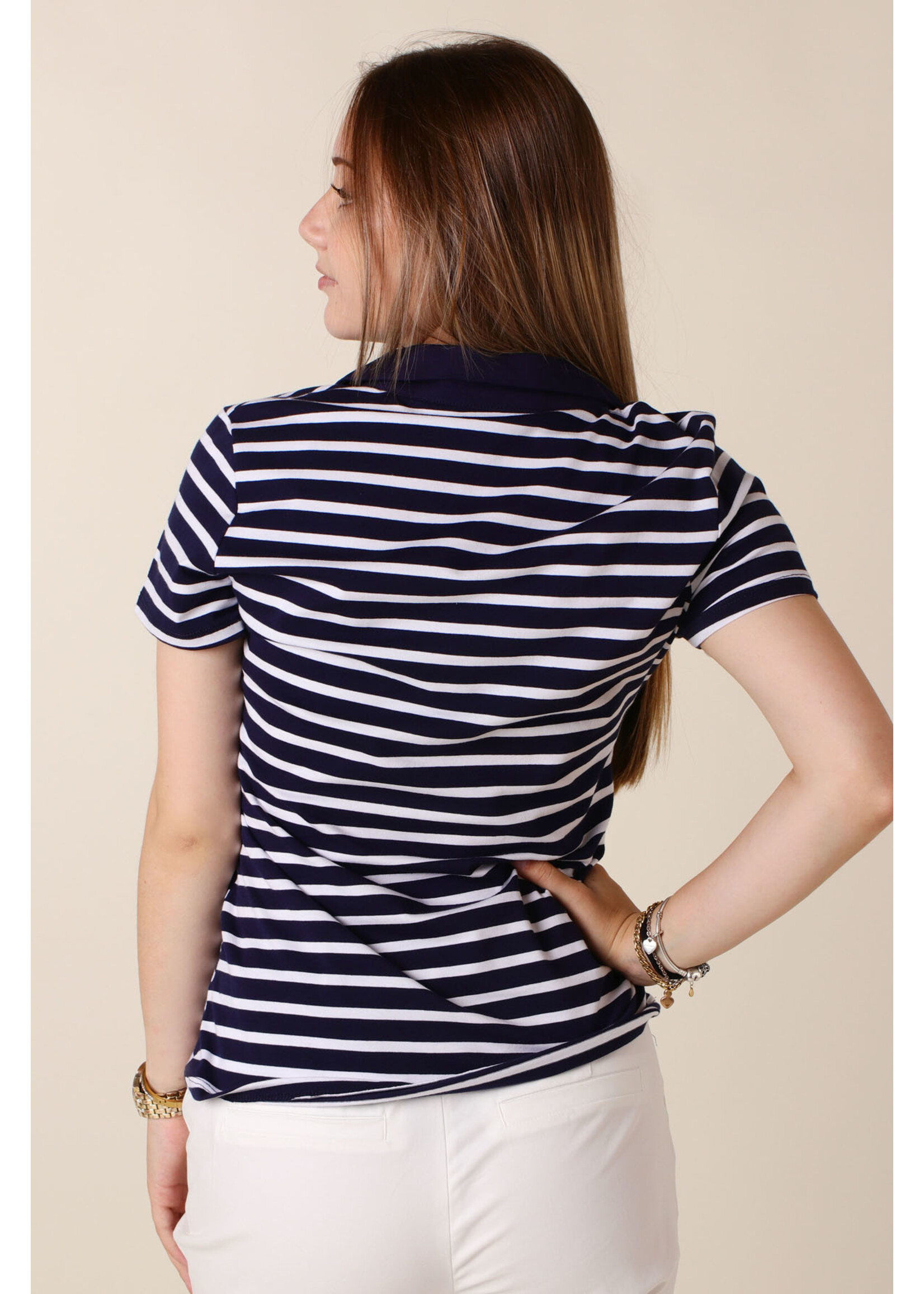 CC Fashion T-Shirt Marine Collar - NAVY2