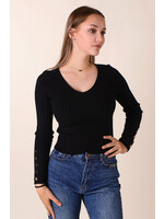 Moocci PULL BLACK - Long Sleeves