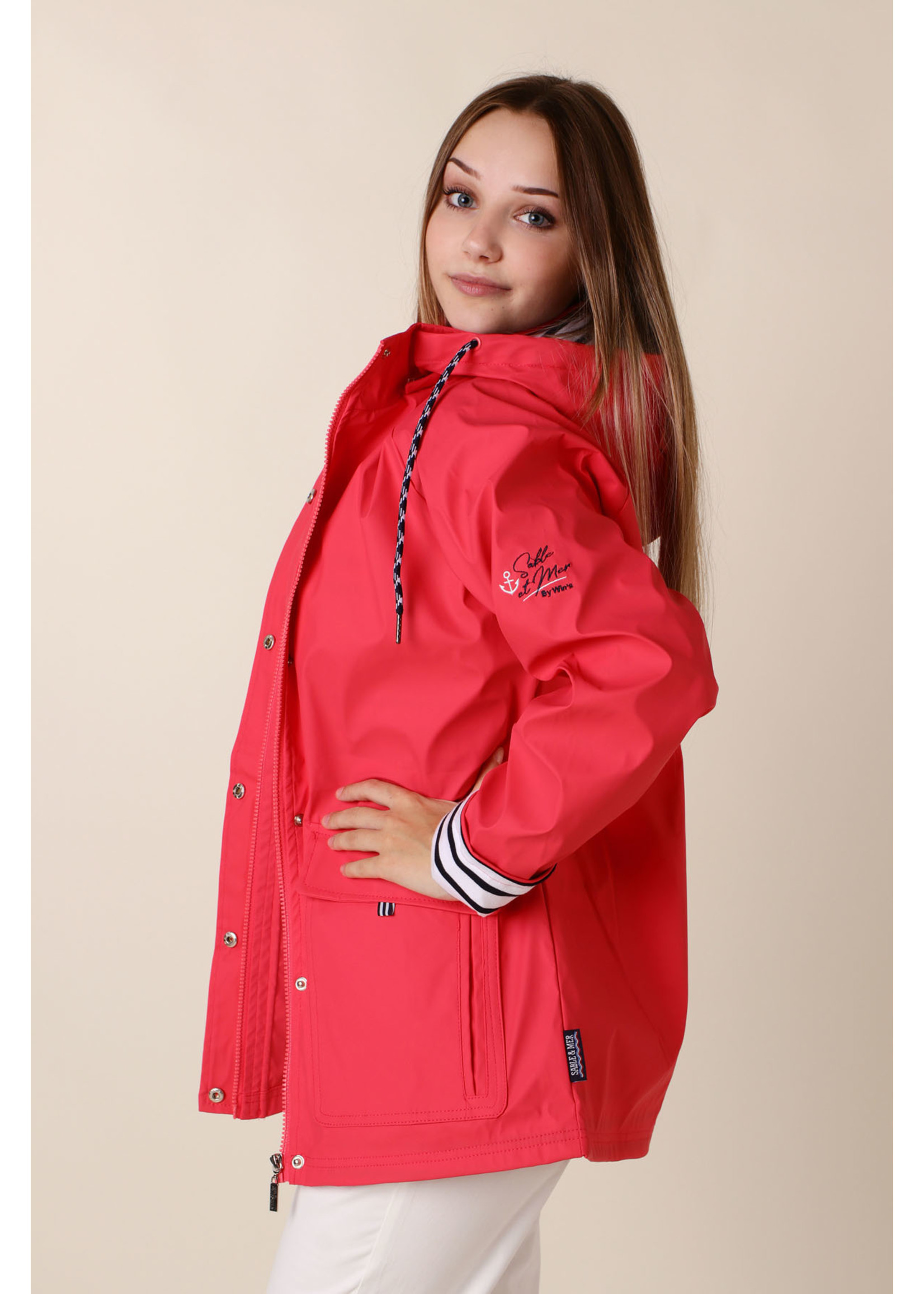 Sable & Mer Nautic Jacket - CORAL