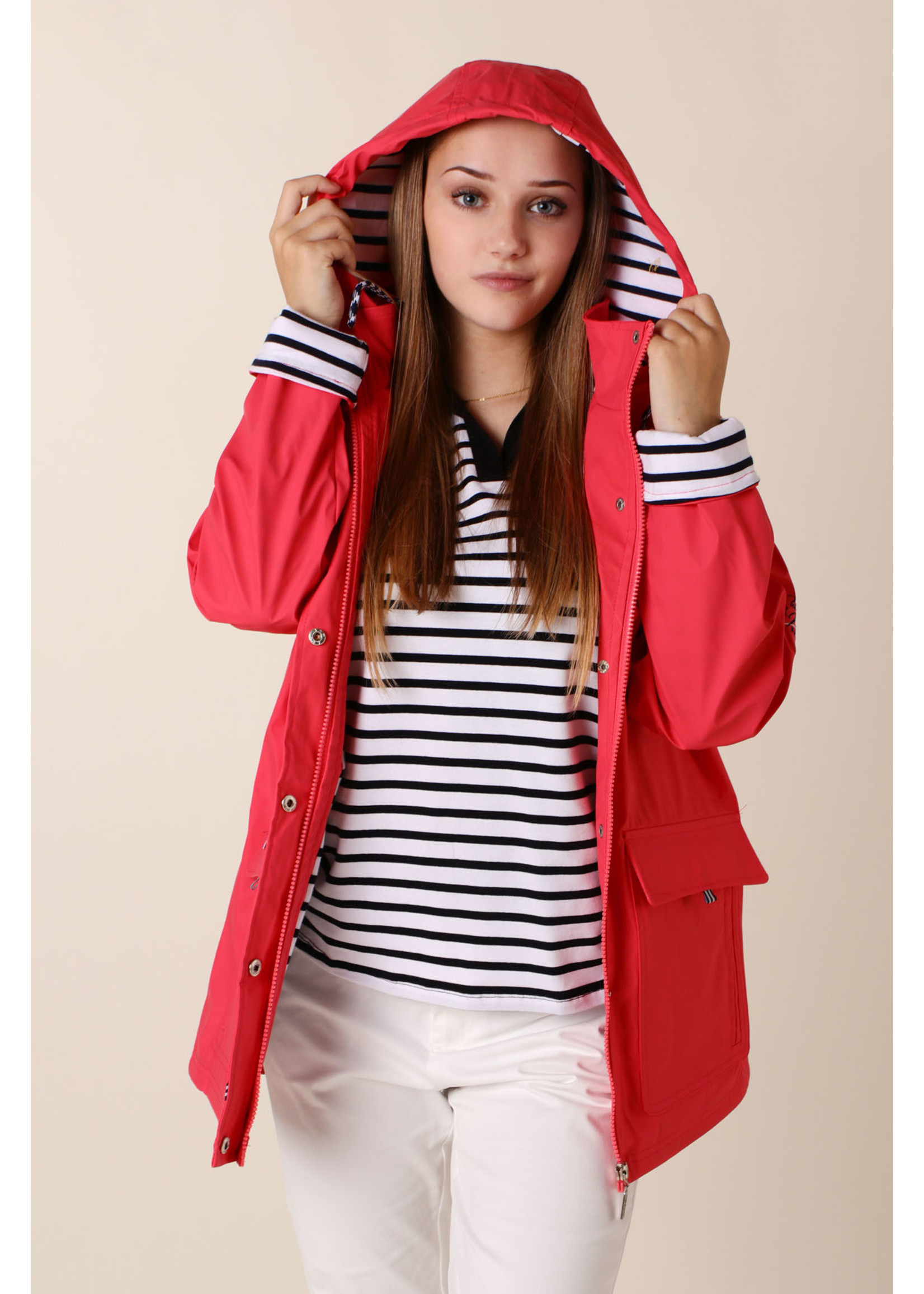 Sable & Mer Nautic Jacket - CORAL