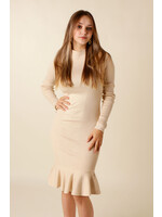 Moocci Dress Bottom Collar - BEIGE