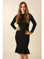Moocci Dress Bottom Collar - BLACK