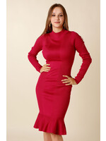 Moocci Dress Bottom Collar - FUCHSIA