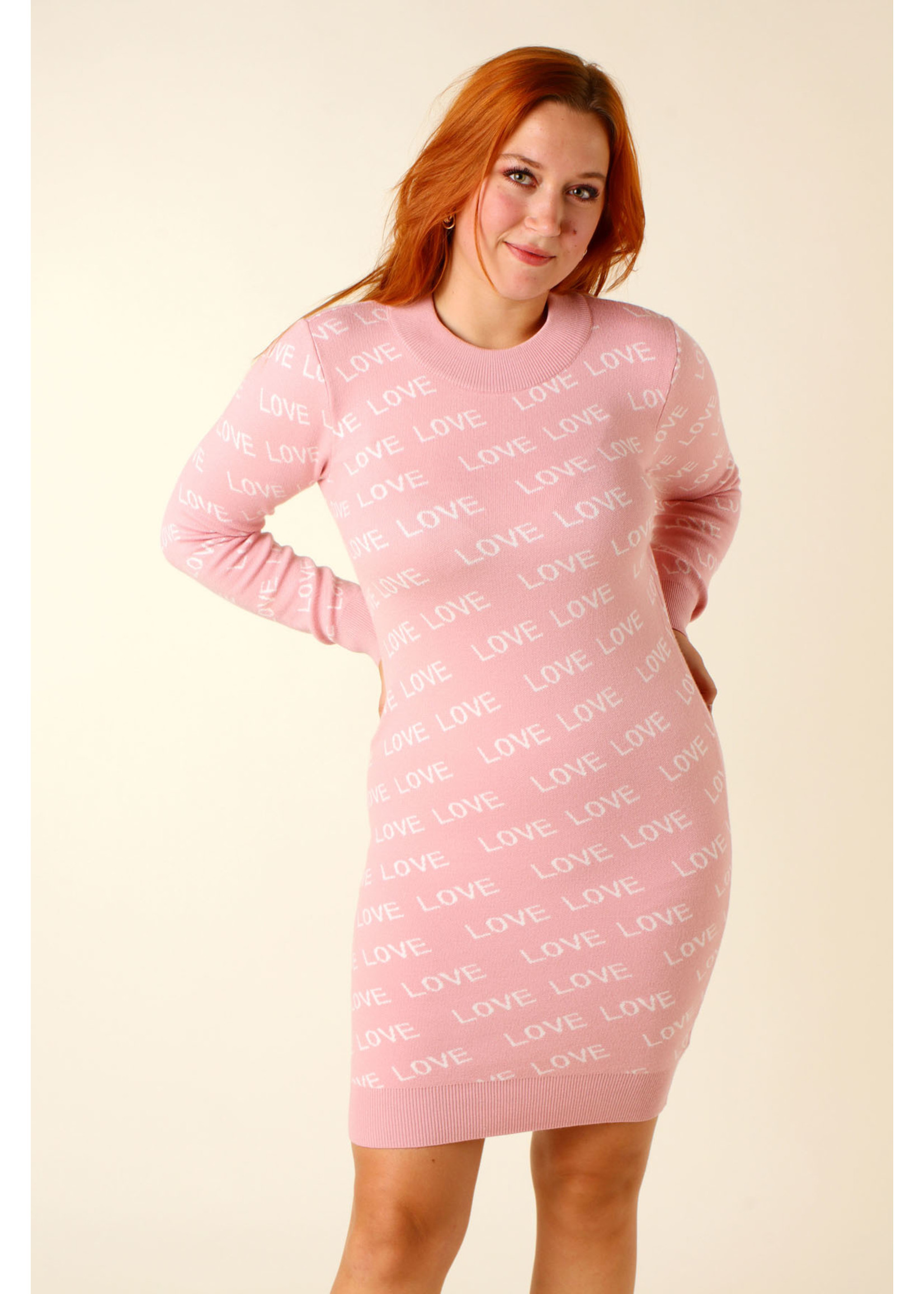 Moocci Dress LOVE - PINK - R262 - TU