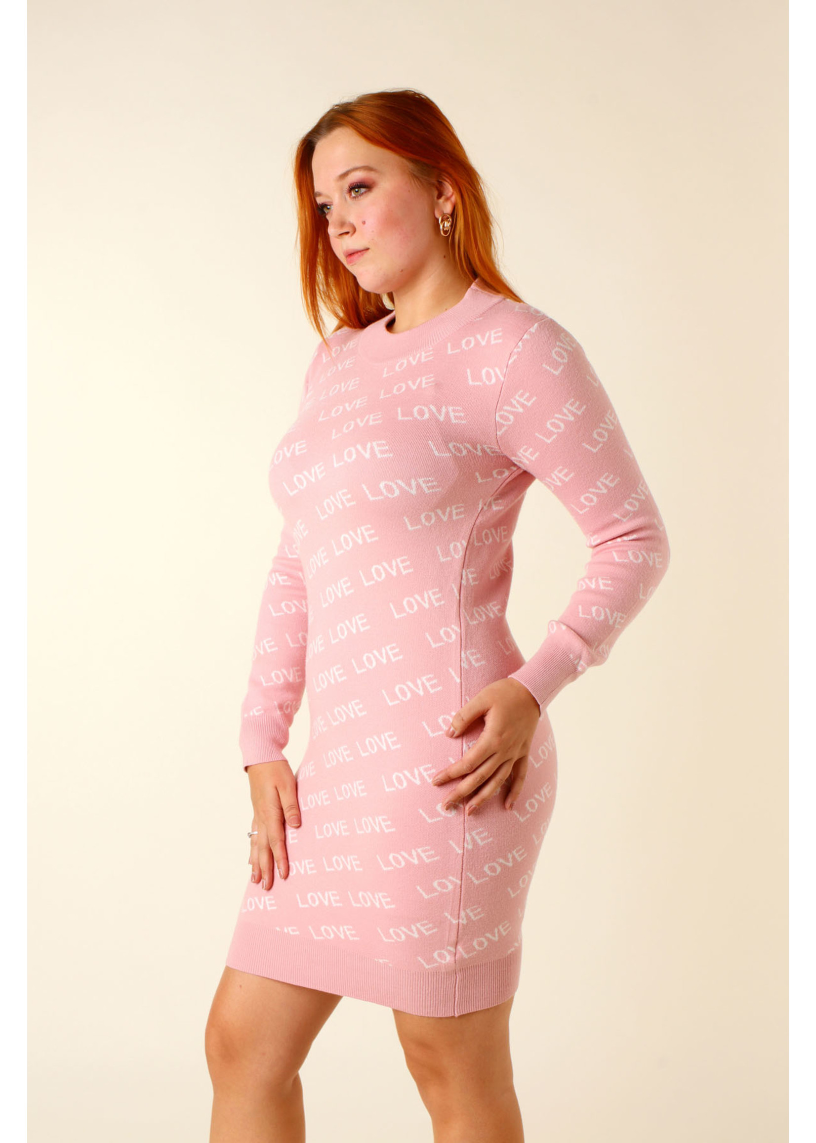 Moocci Dress LOVE - PINK - R262 - TU