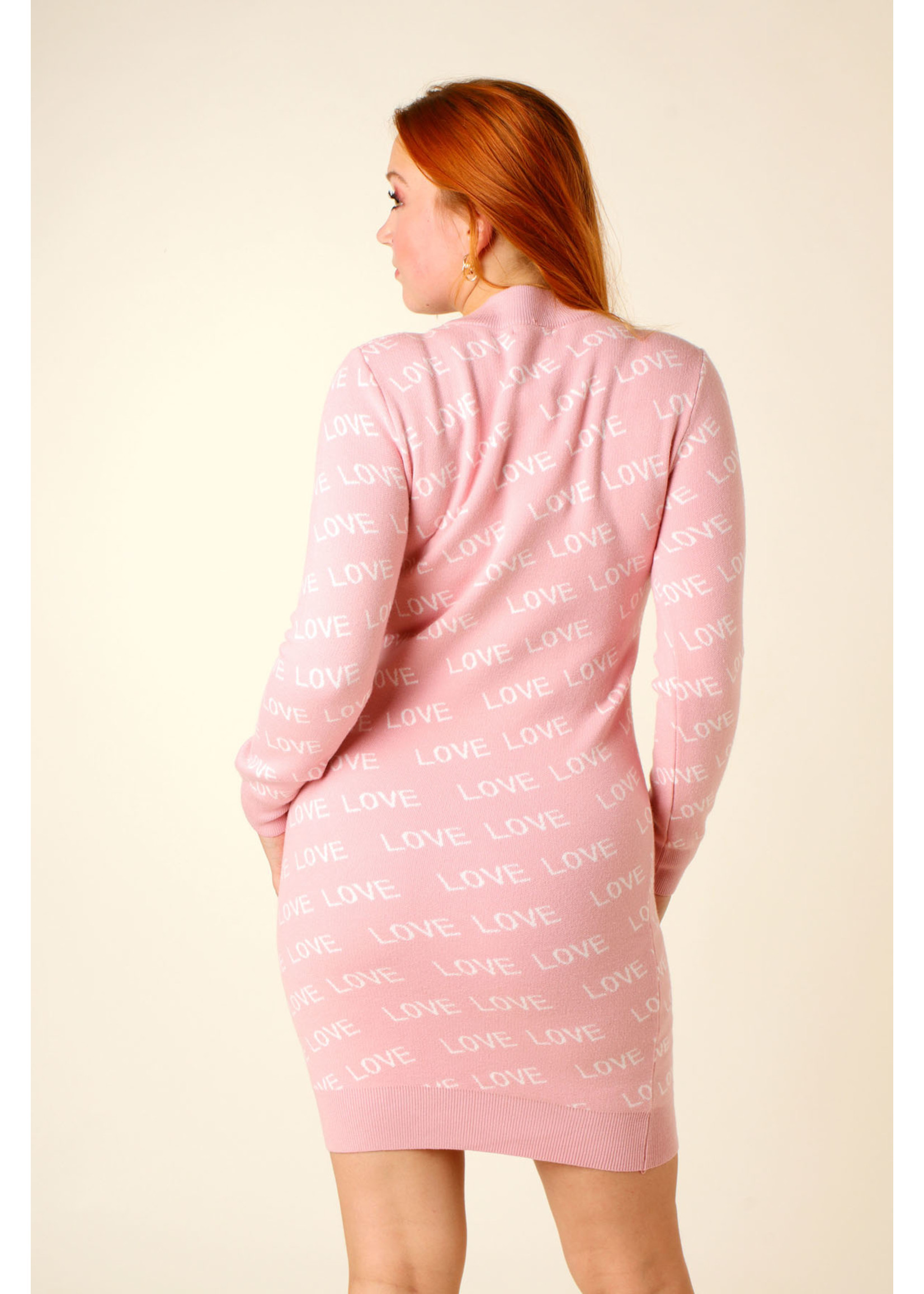 Moocci Dress LOVE - PINK - R262 - TU