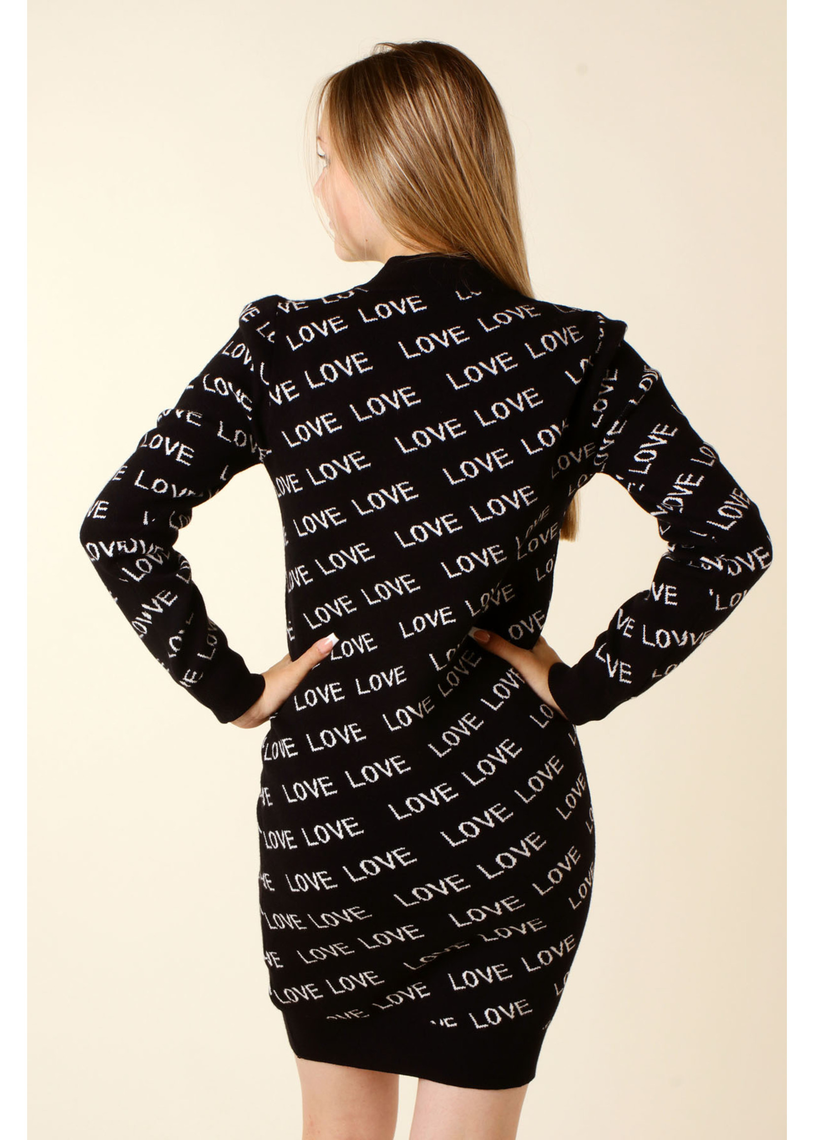 Moocci Dress LOVE - BLACK - R262 - TU