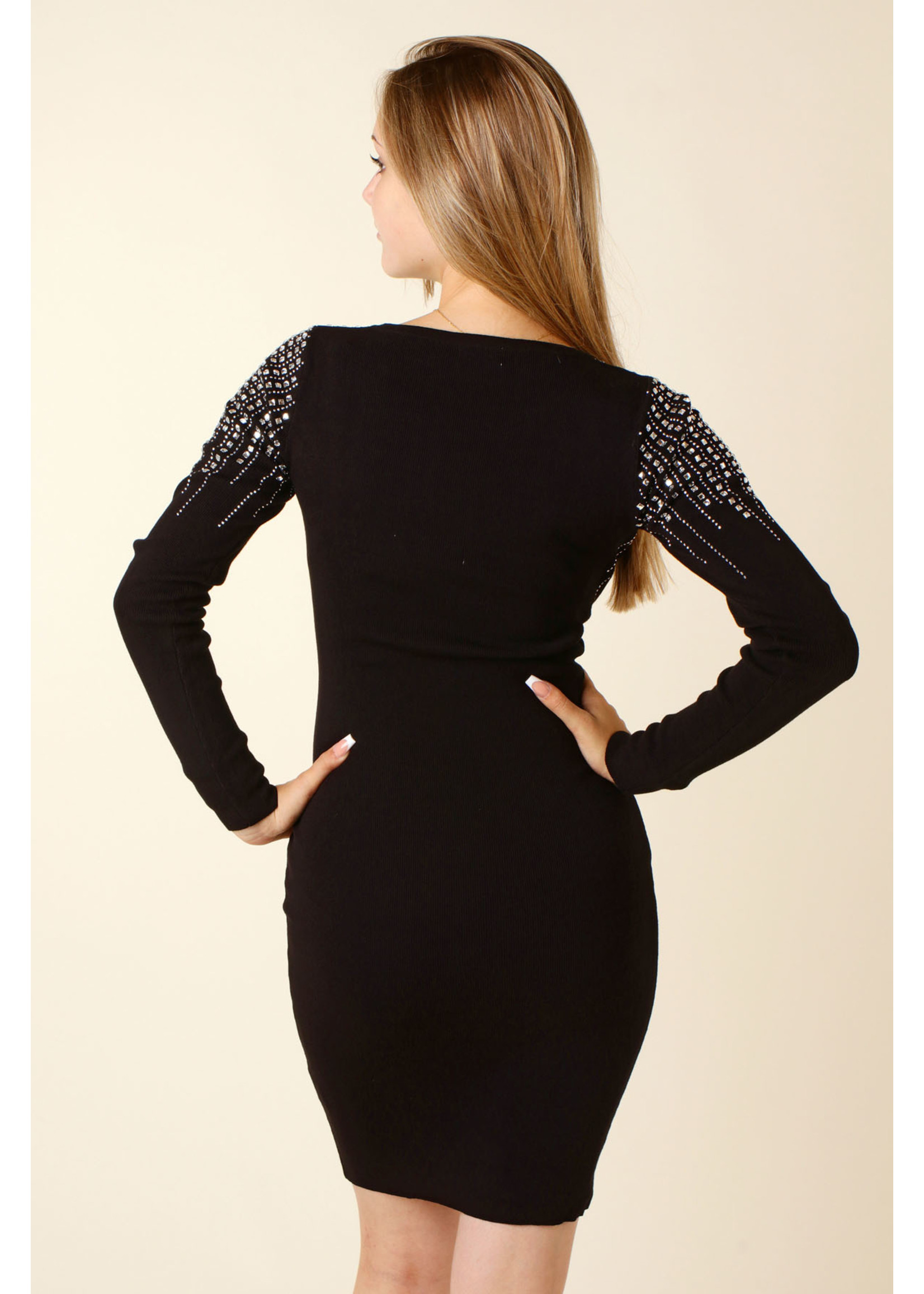 Moocci Fitted Dress Strass