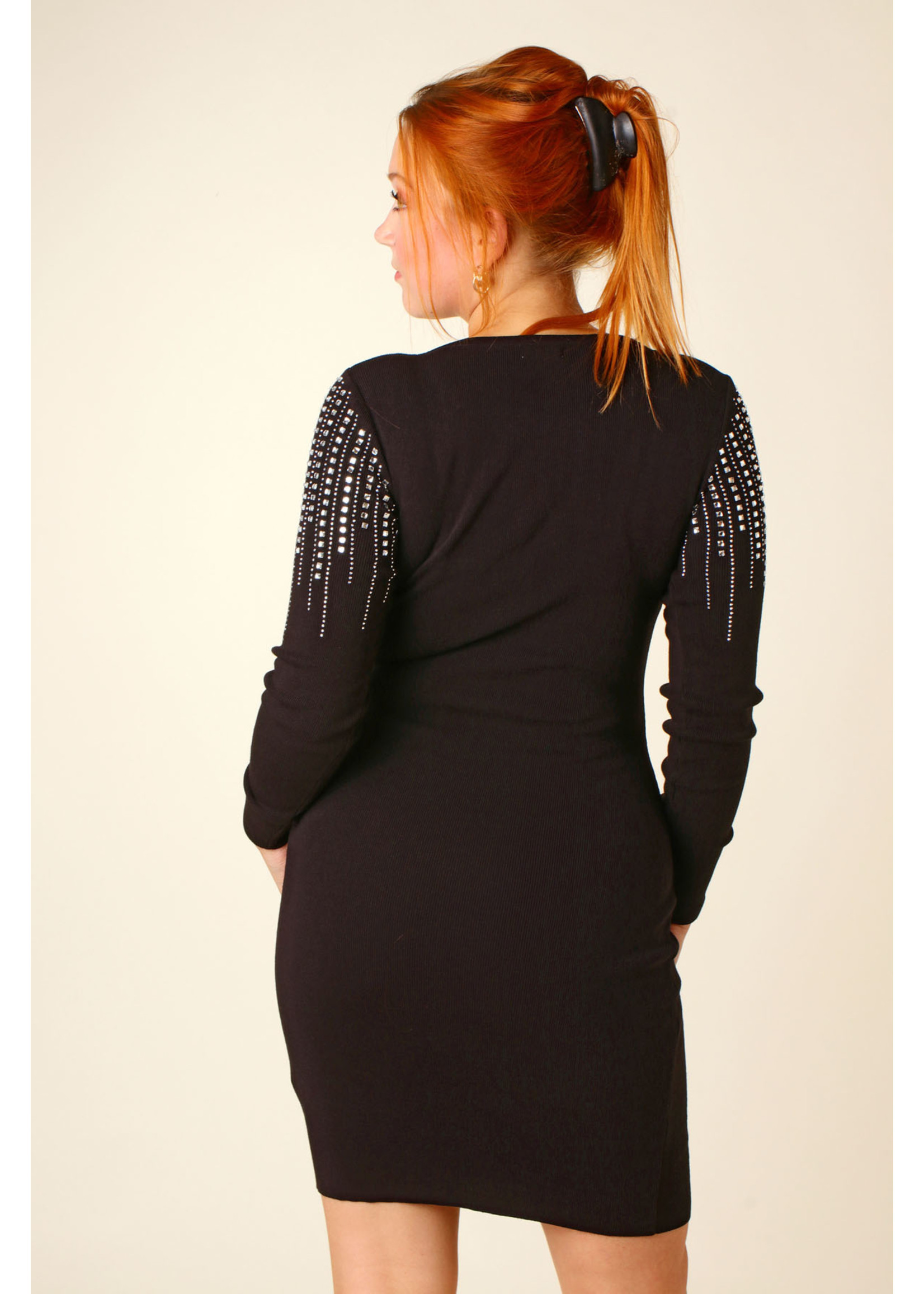 Moocci Fitted Dress Strass