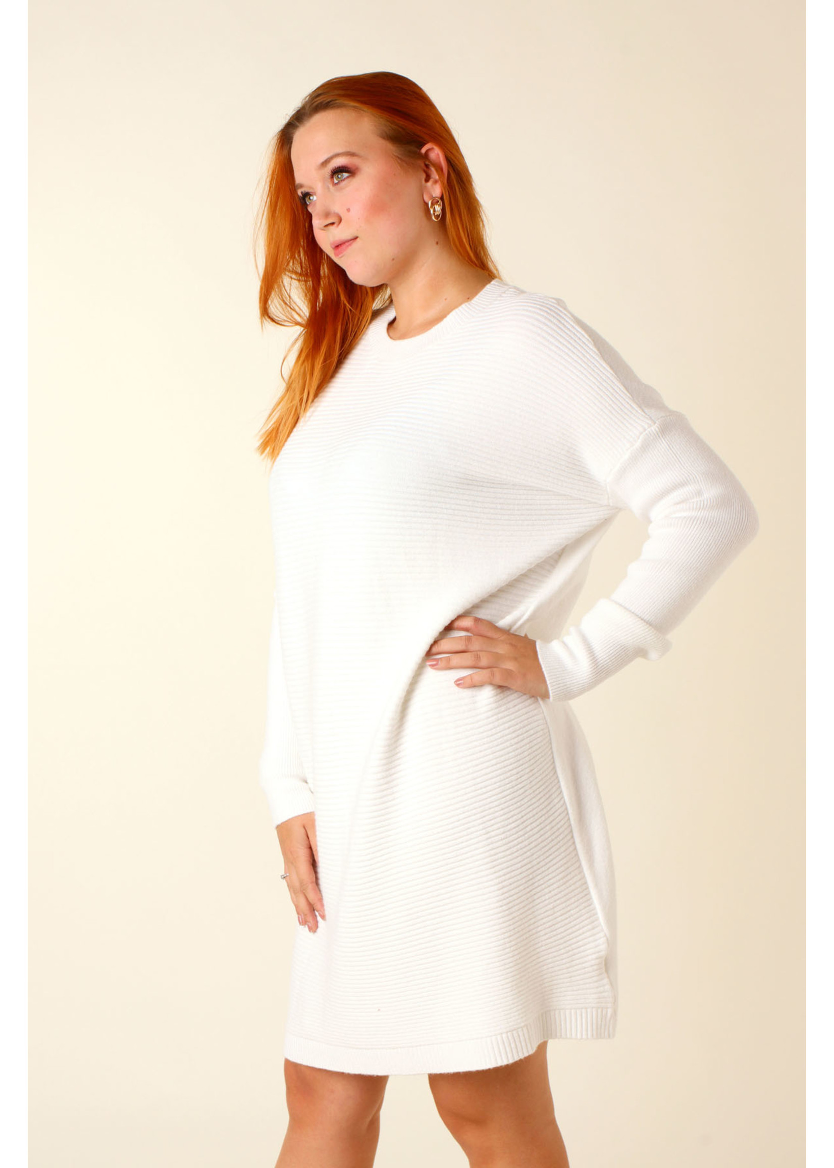 Moocci Baggy Dress - WHITE - TU