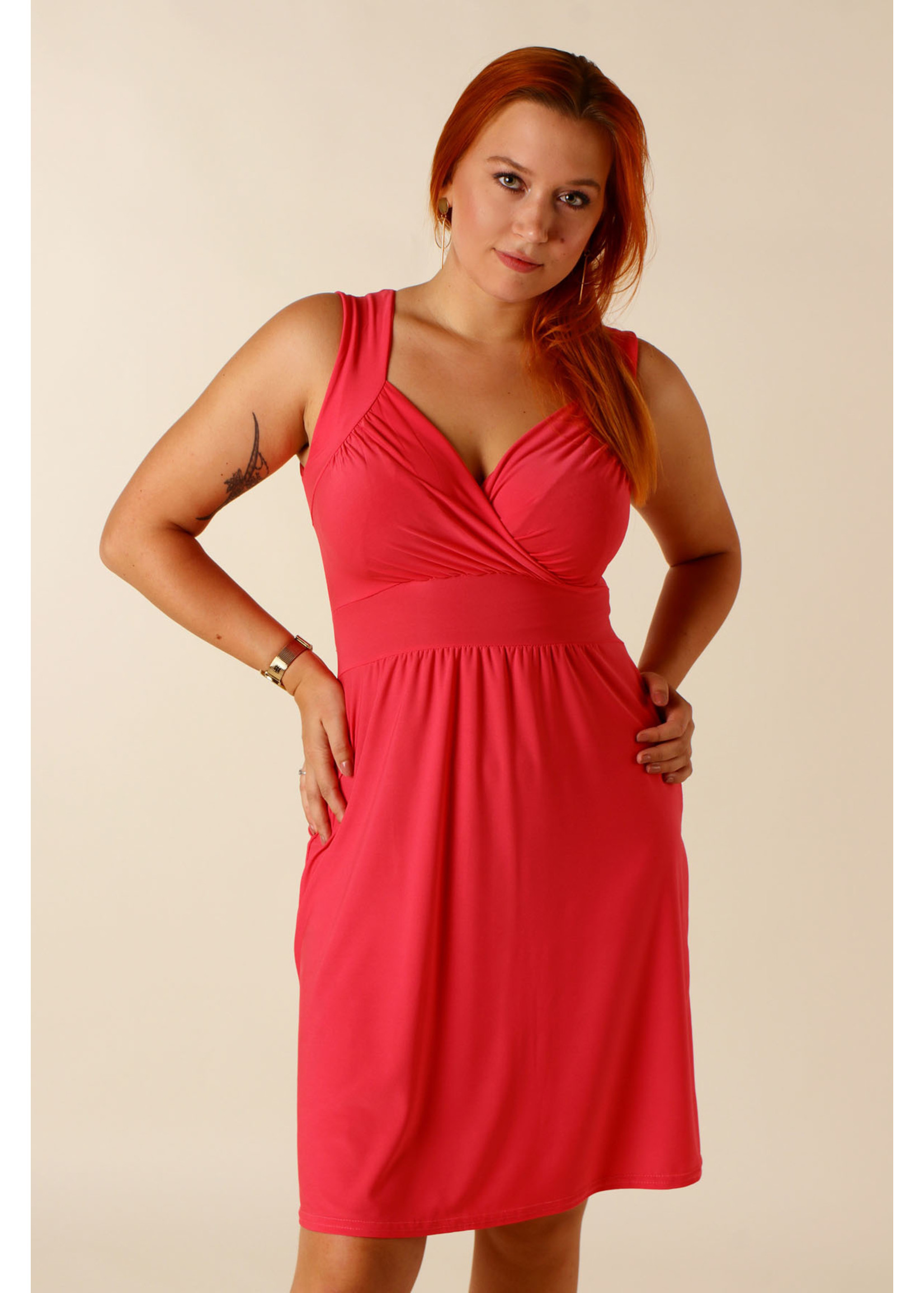 Kylie & Hailey K&H UNI Dress Short - CORAL