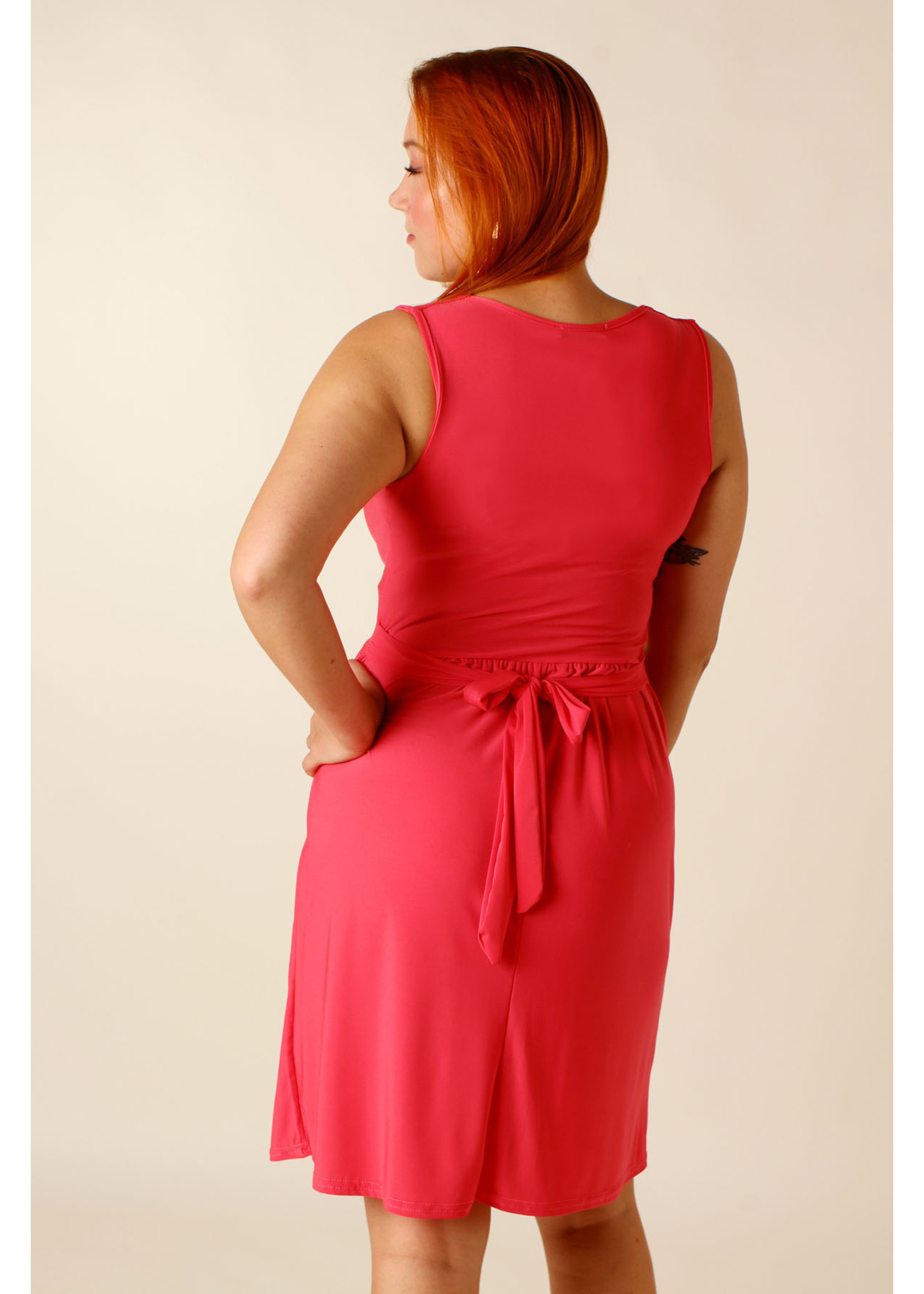 Kylie & Hailey K&H UNI Dress Short - CORAL