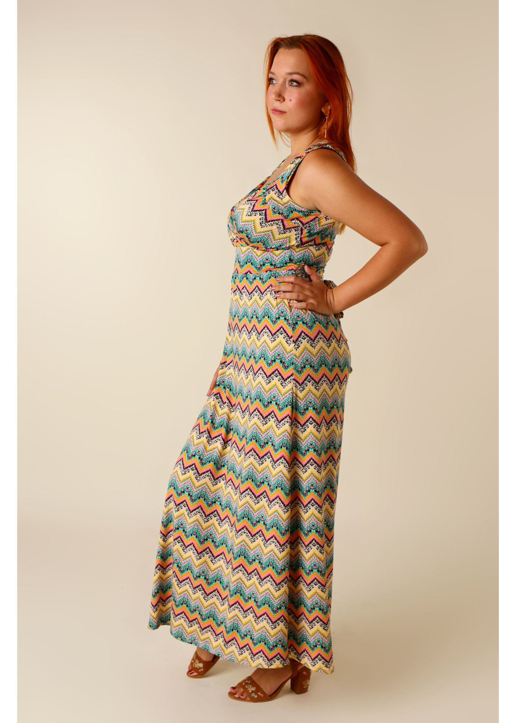 Kylie & Hailey K&H Missone Dress Long - YELLOW