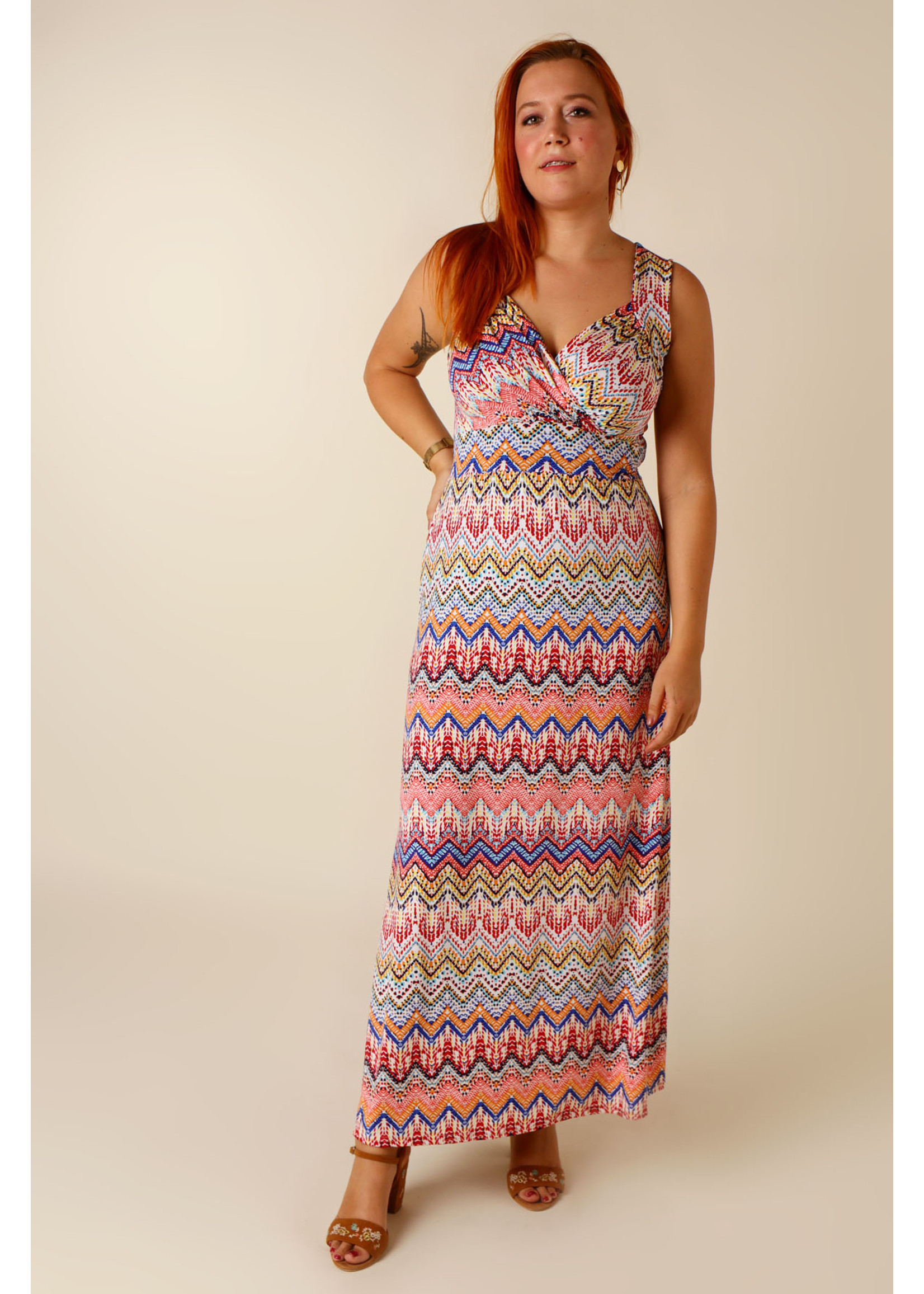 Kylie & Hailey K&H Missone Dress Long - PiNK