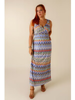 Kylie & Hailey K&H Missone Dress Long - BLUE