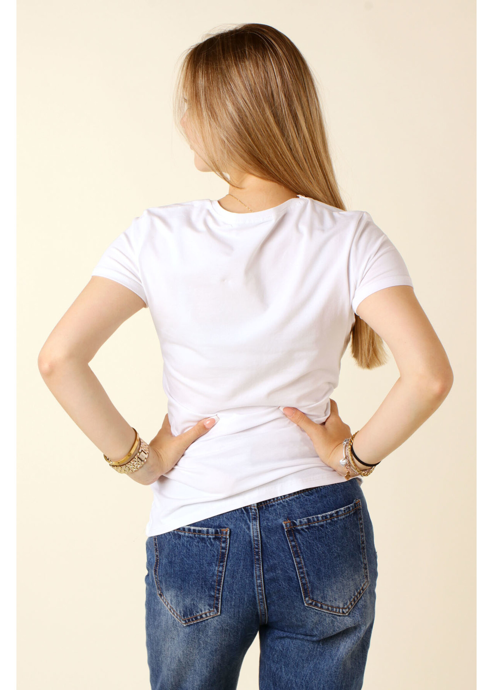 CC Fashion T-Shirt Good Energy - WHITE - 025