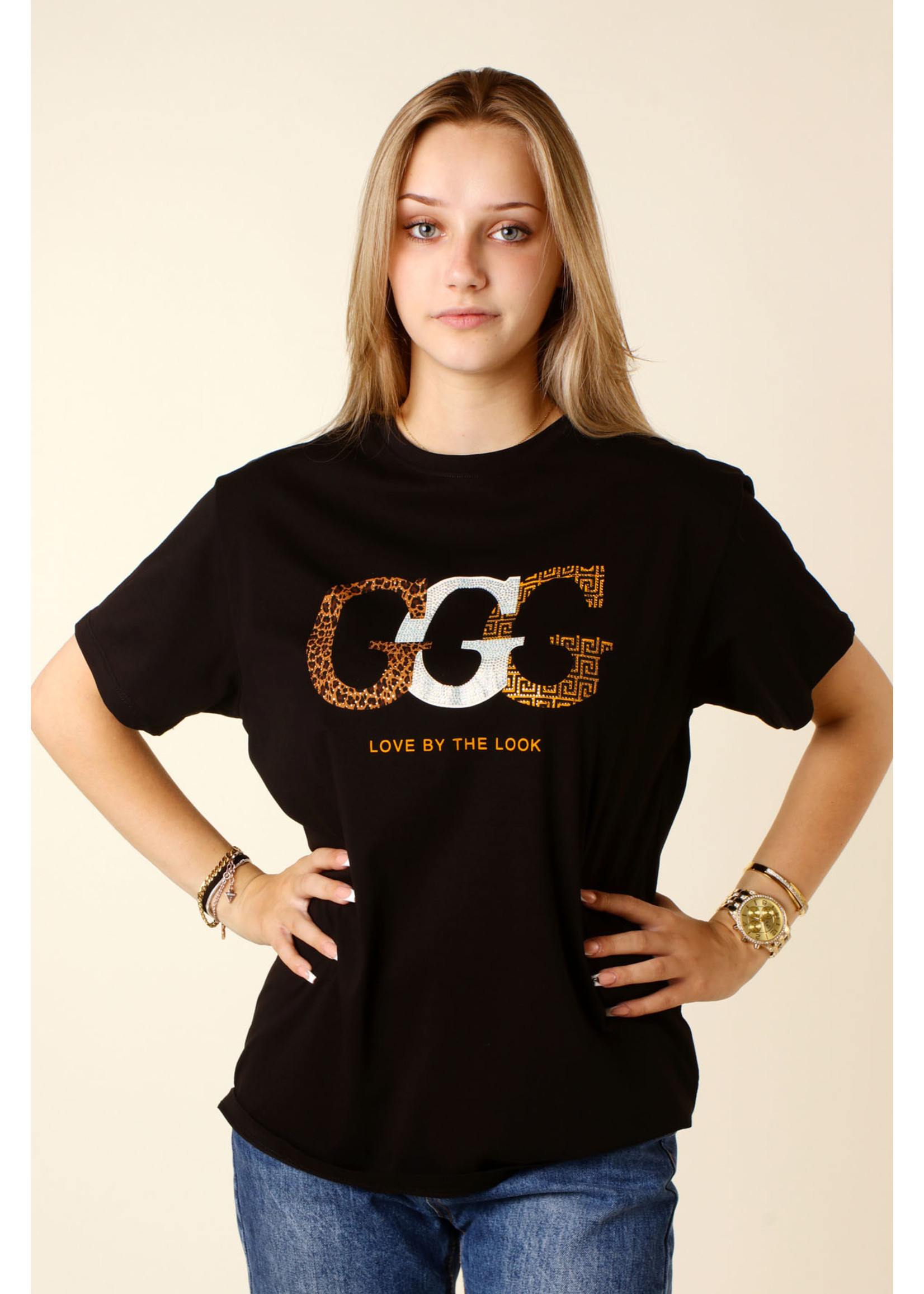 CC Fashion T-Shirt GGG - BLACK - M3893