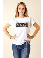 CC Fashion T-Shirt MERCI - WHITE