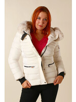 Wulux Jacket with Fur & Hood - WHITE