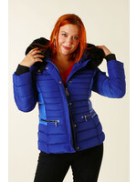 Wulux Jacket with Fur & Hood - BLUE