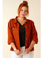 Meyla Melody Jeans JACKET - AUBURN