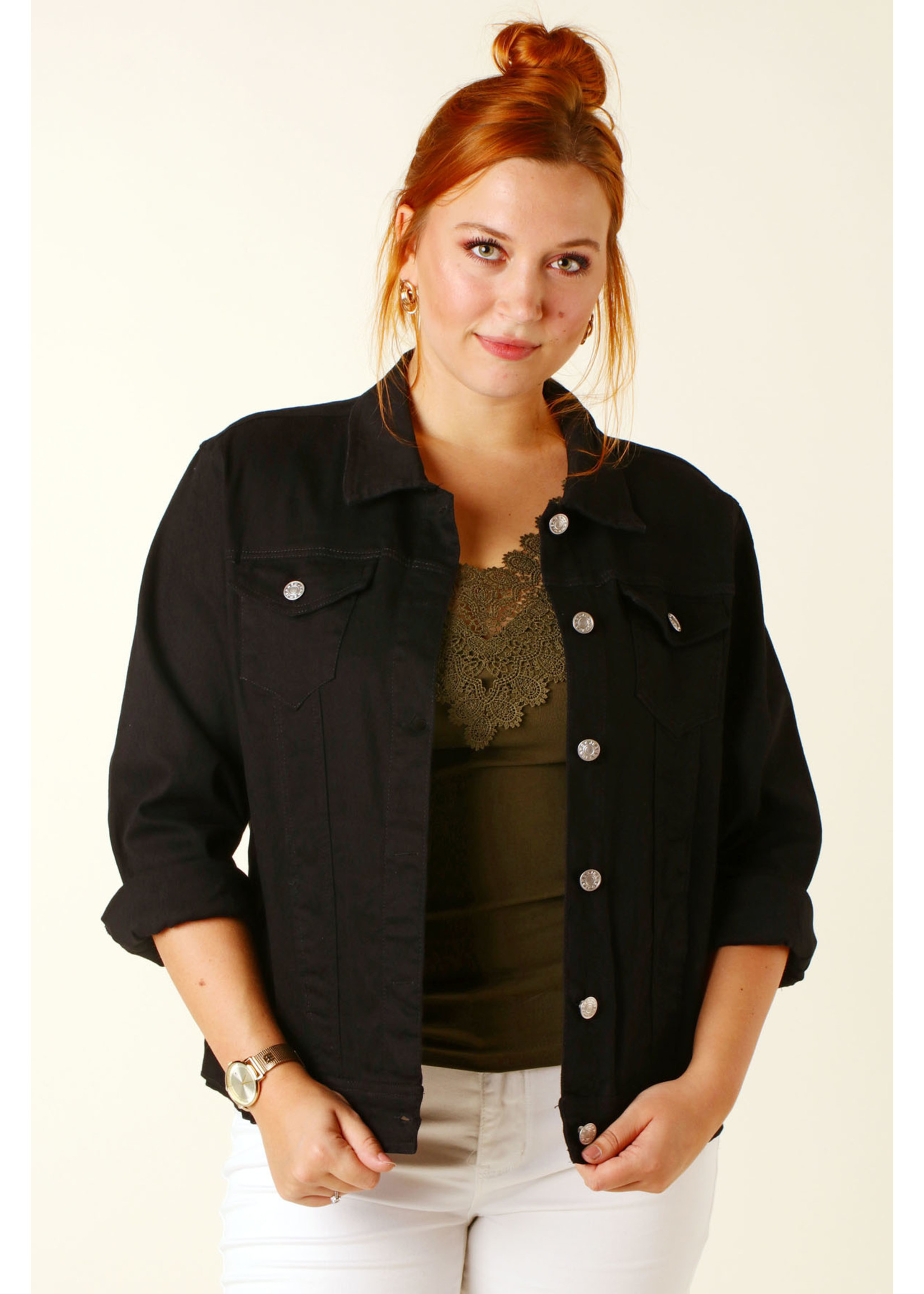 Meyla Melody Jeans JACKET - BLACK