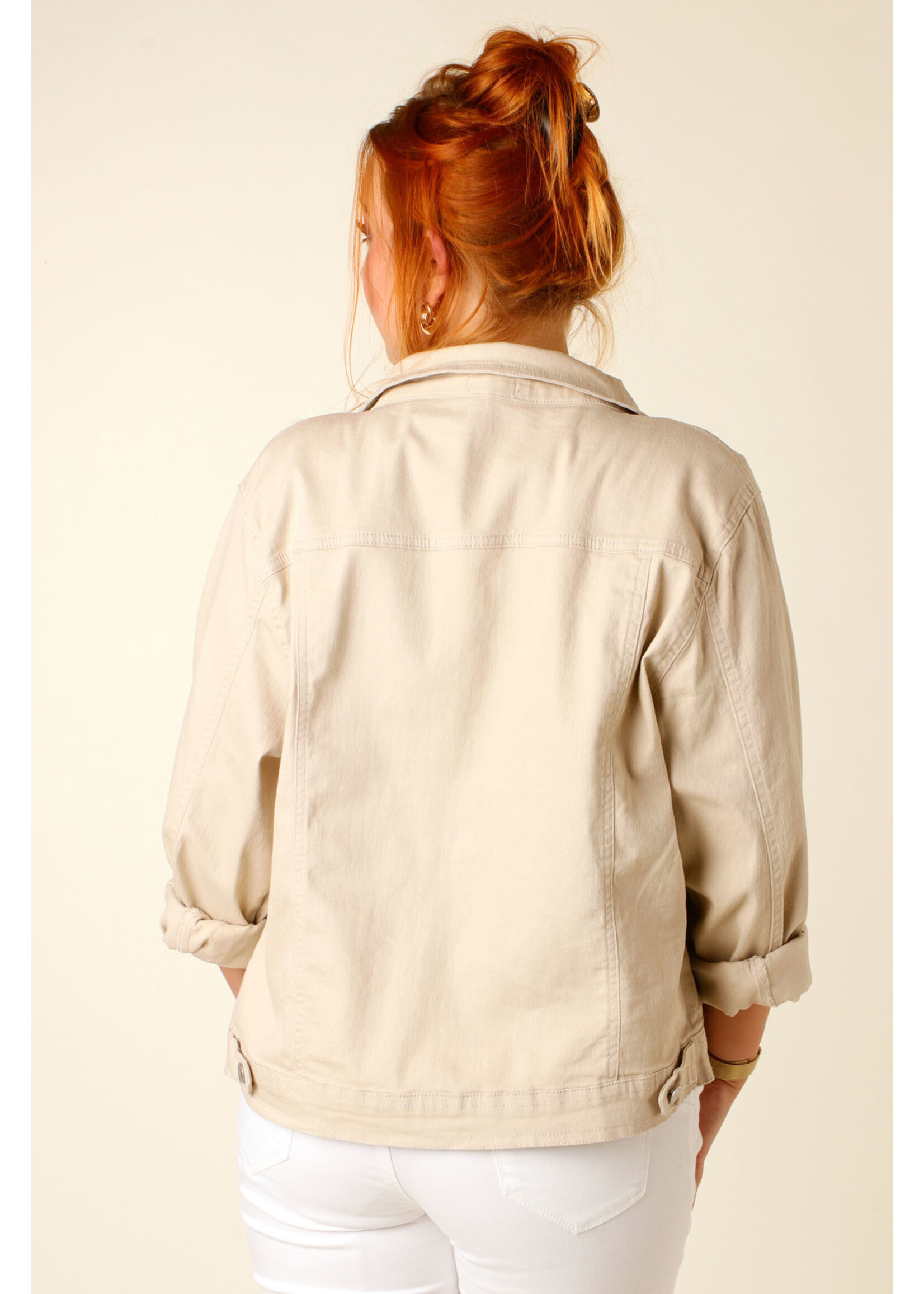 Meyla Melody Jeans JACKET - BEIGE