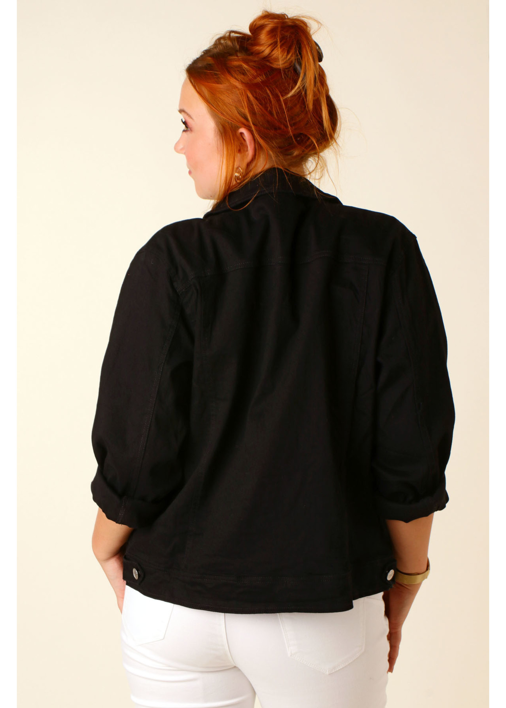 Meyla Melody Jeans JACKET - BLACK