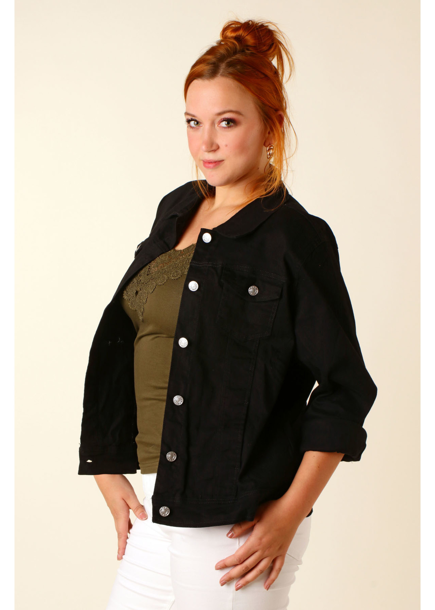 Meyla Melody Jeans JACKET - BLACK