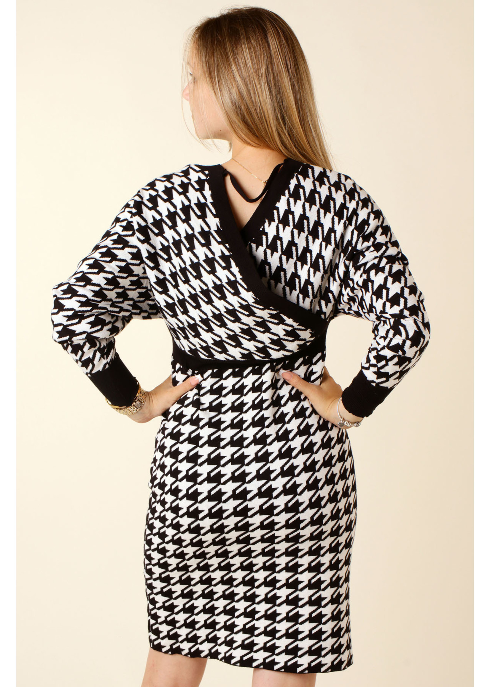 Giracoo Dress Pied de Poule - BLACK n WHITE