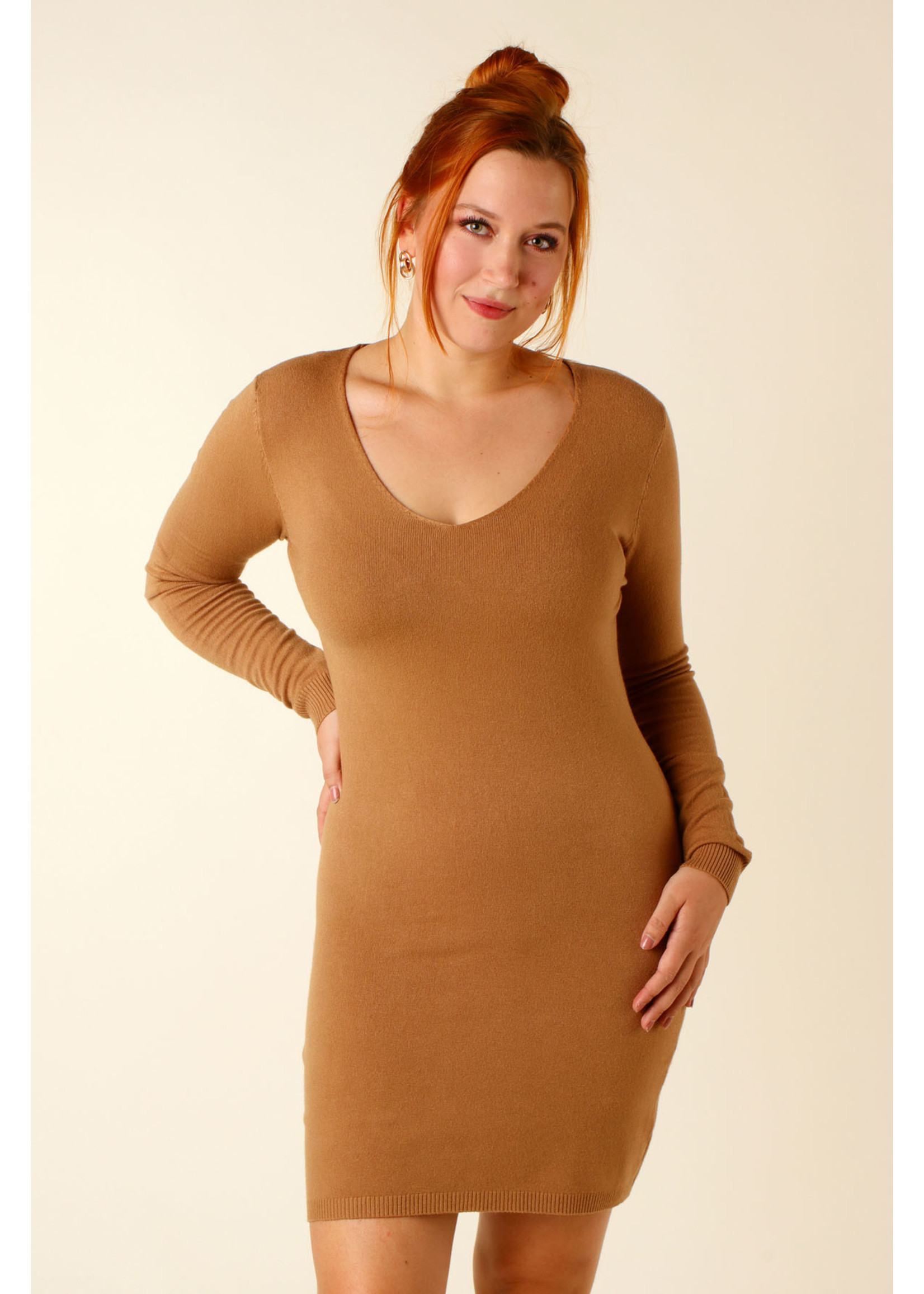 CC Fashion Dress  CAMEL