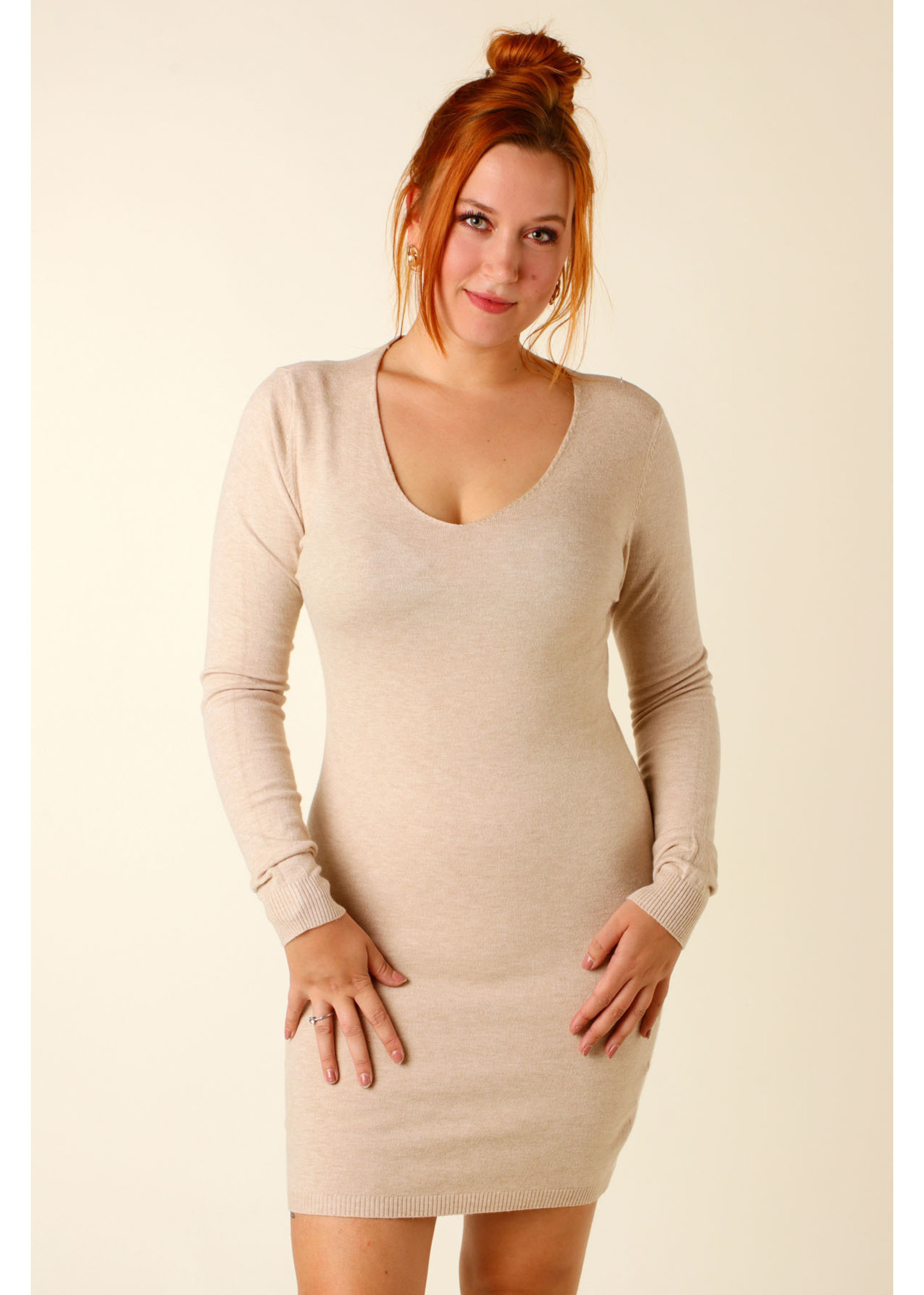 CC Fashion Dress Beige