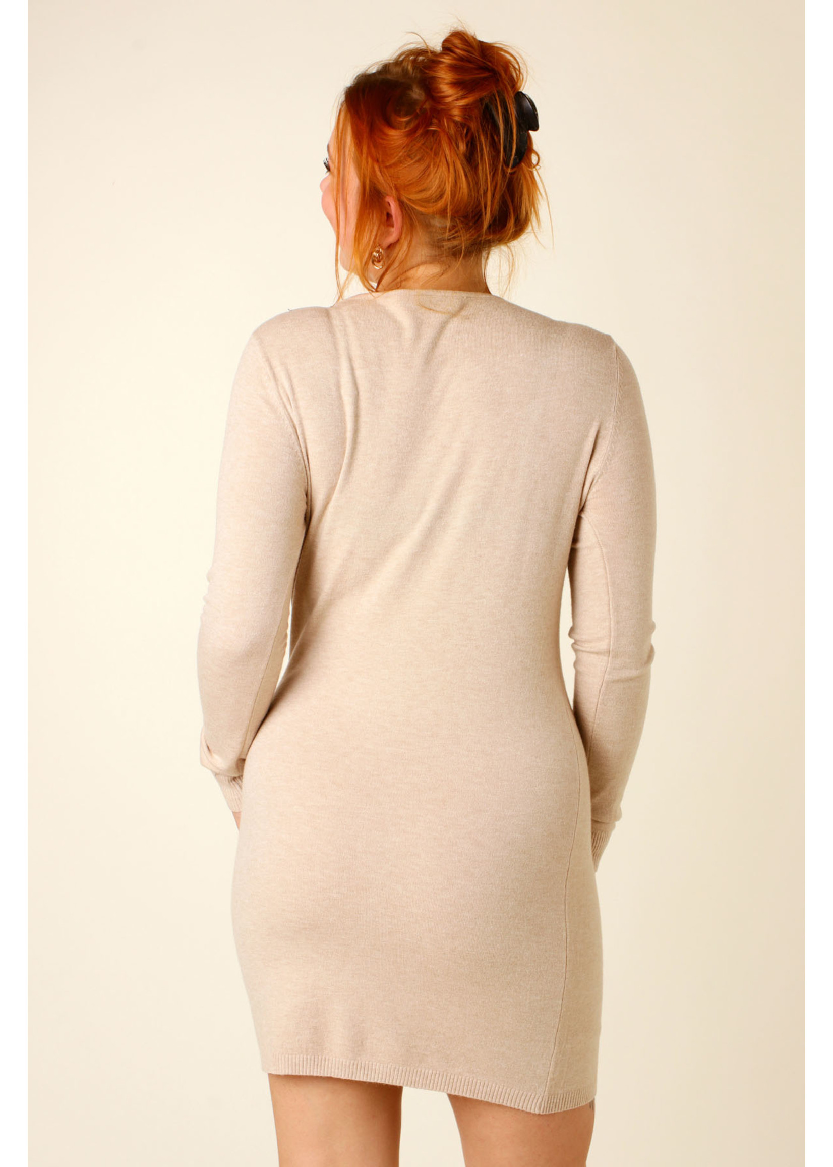 CC Fashion Dress Beige