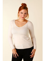 CC Fashion PULL V-Collar - BEIGE