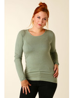 CC Fashion PULL O-Collar - OLIVE GREEN