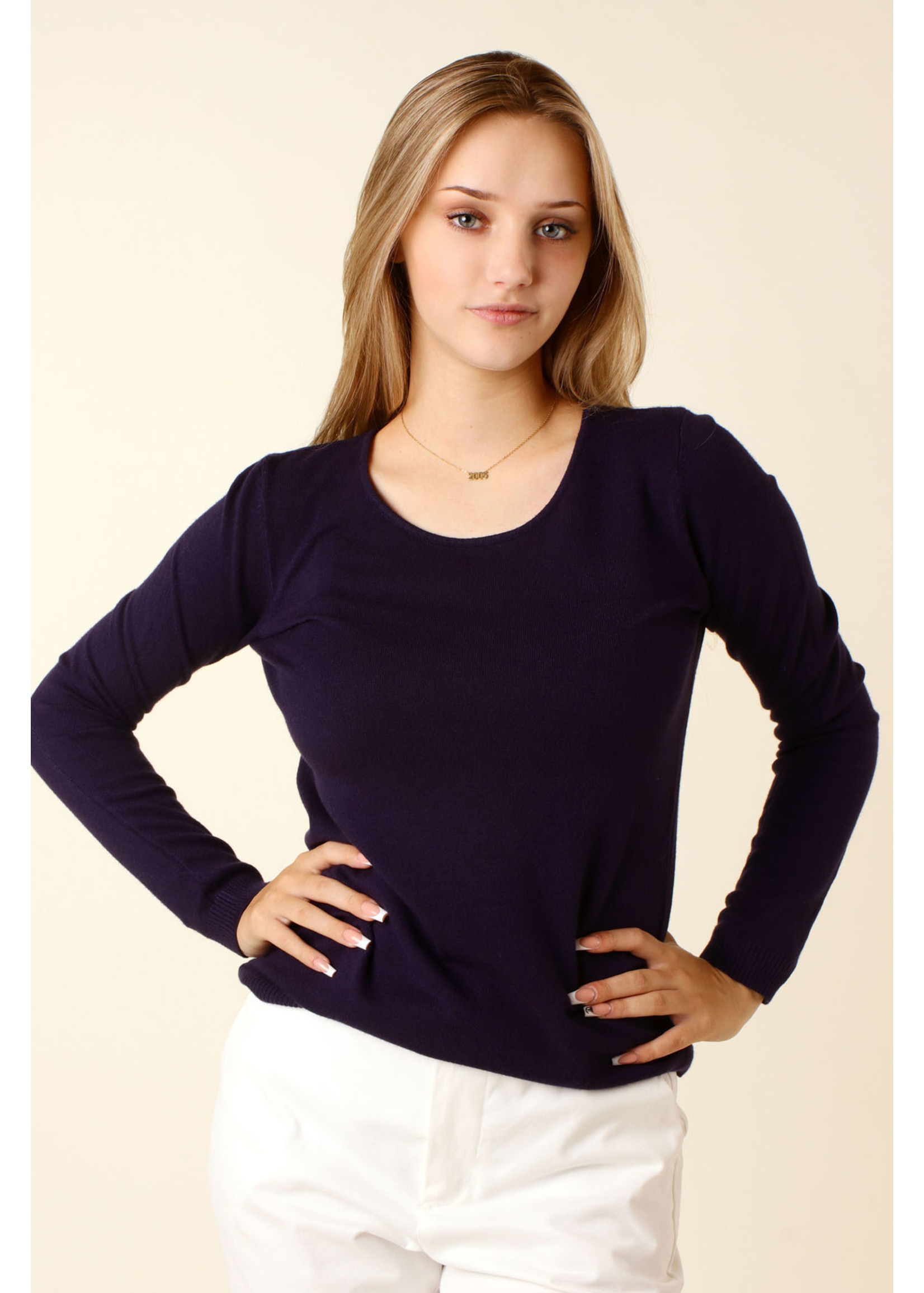 CC Fashion PULL O-Collar - NAVY BLUE