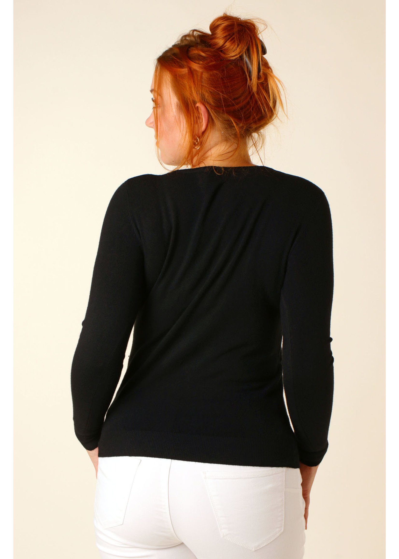 CC Fashion PULL V-Collar - BLACK