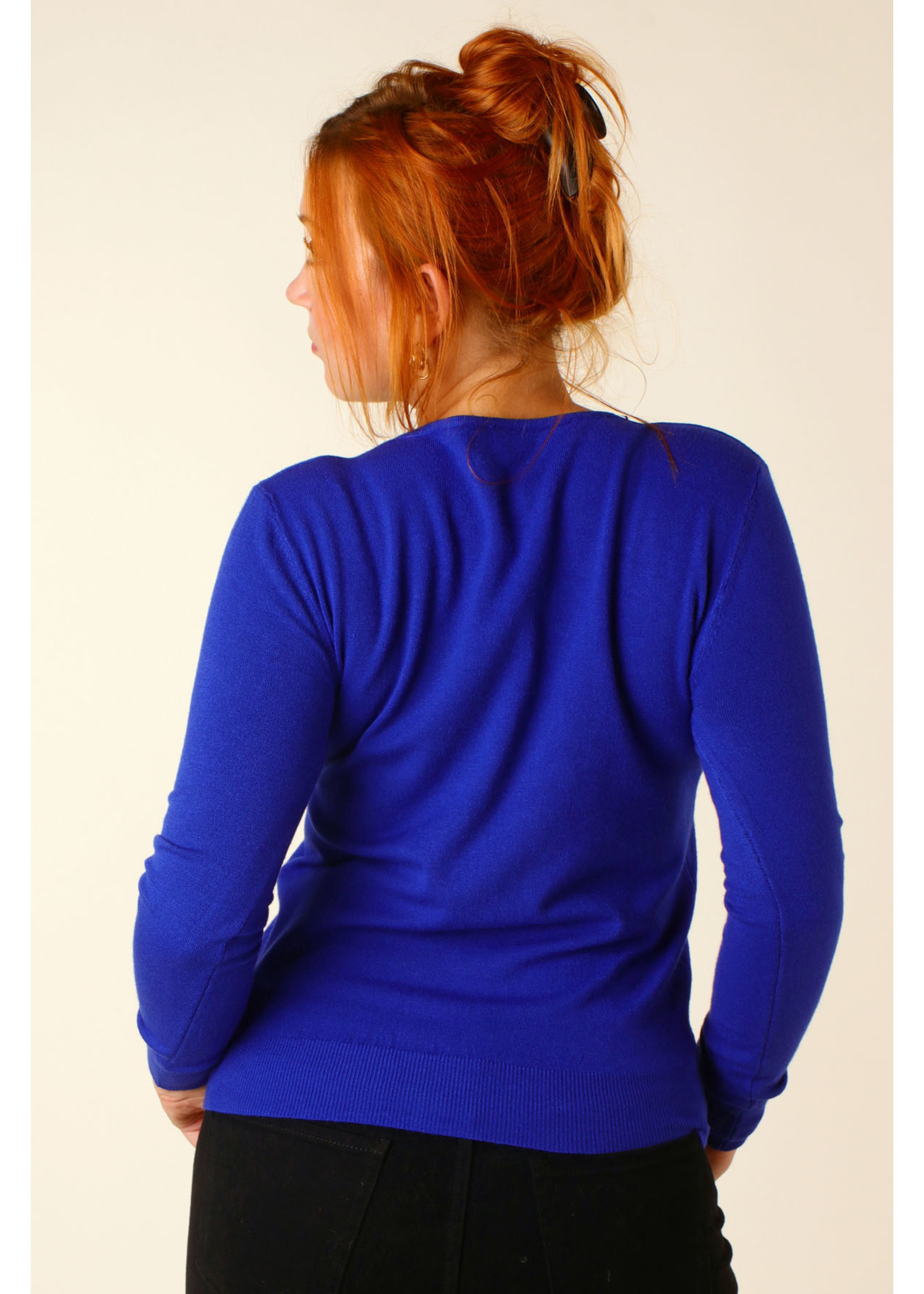 CC Fashion PULL V-Collar - ROYAL BLUE