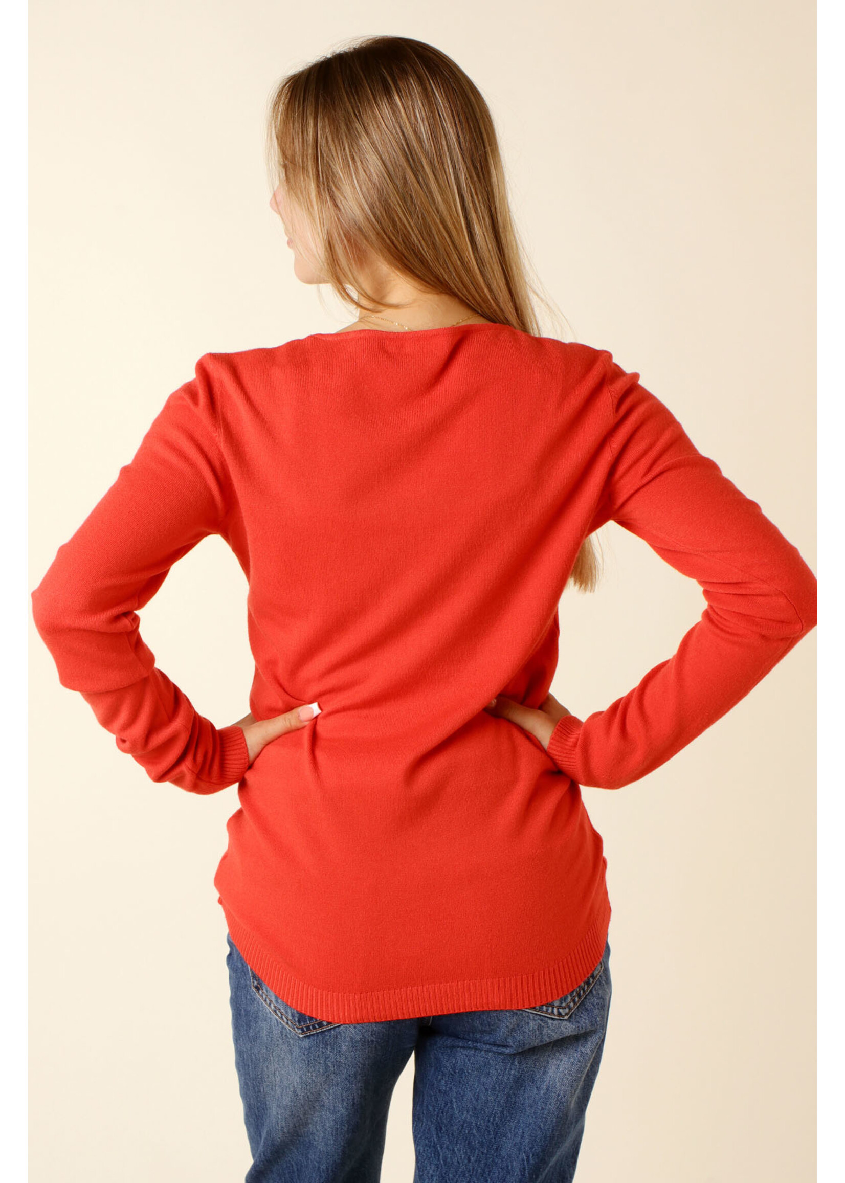 CC Fashion PULL O-Collar - ORANGE