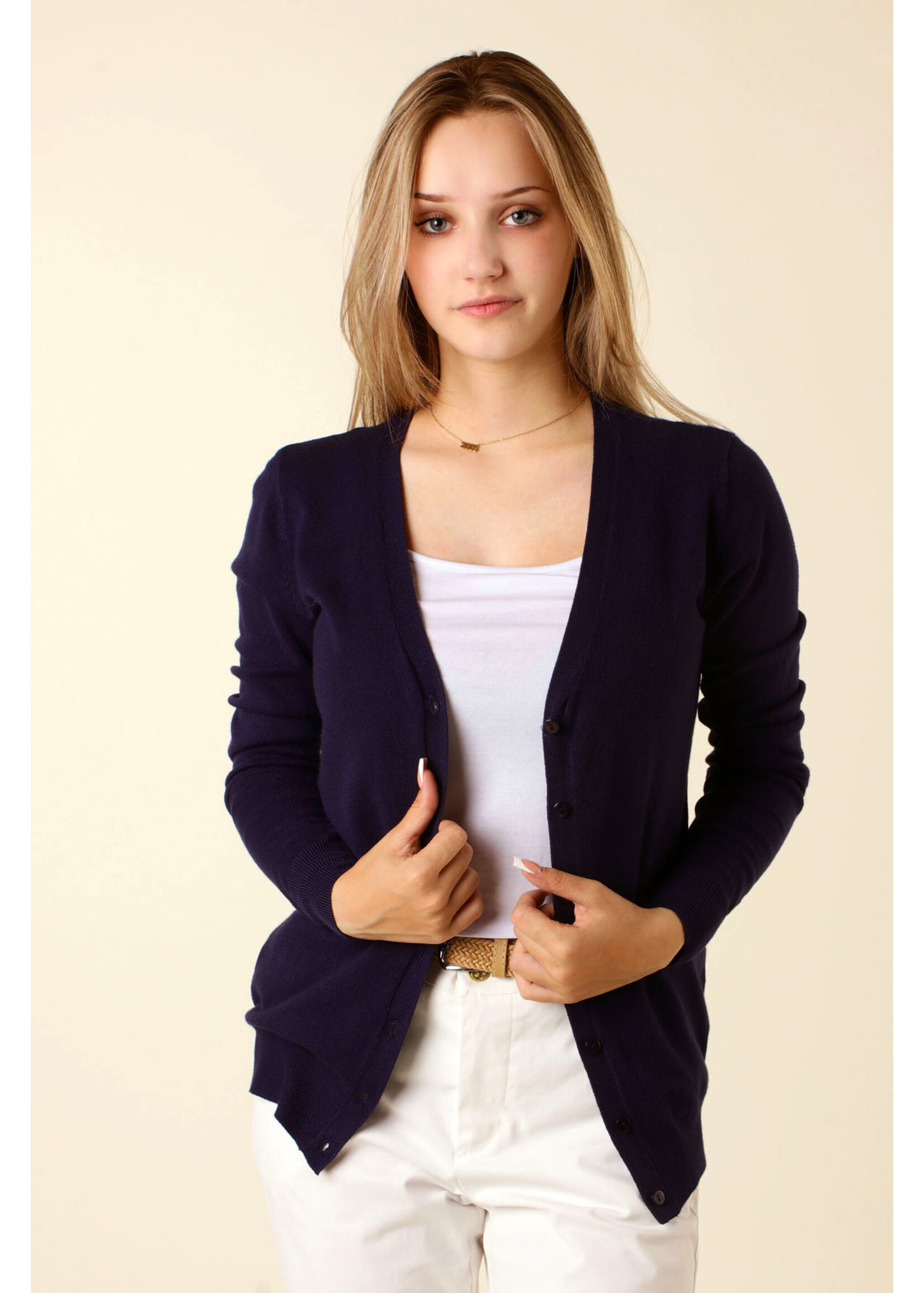 CC Fashion GILET V-Collar - NAVY