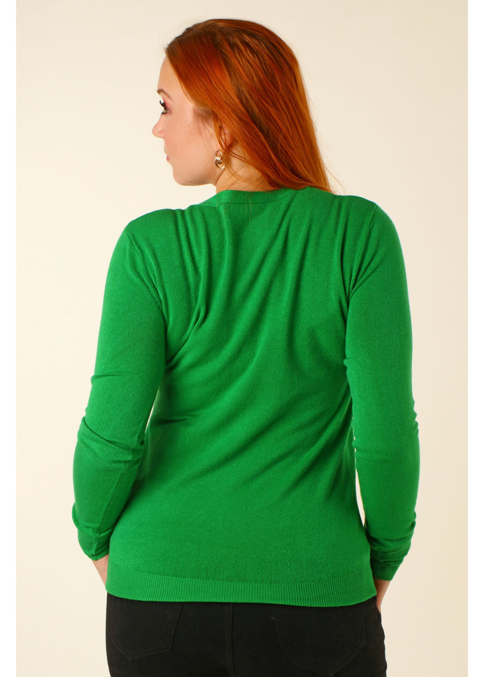 CC Fashion GILET V-Collar - GREEN