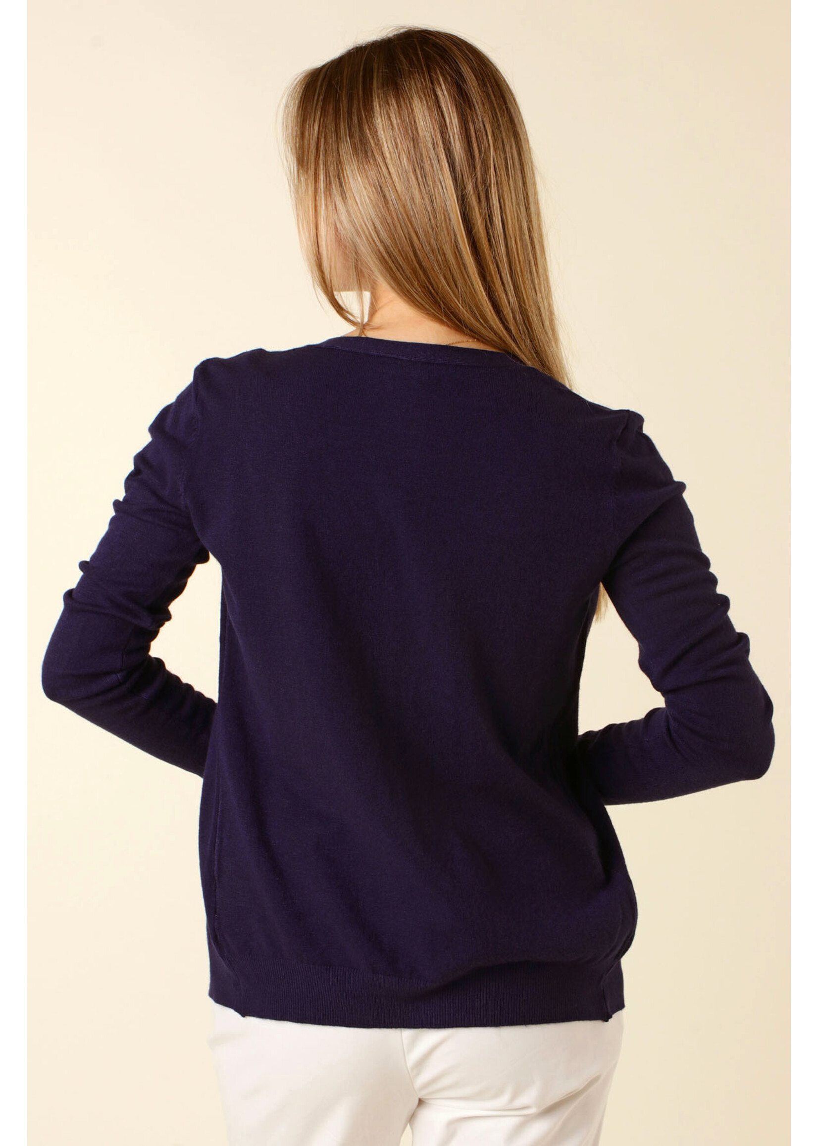 CC Fashion GILET V-Collar - NAVY