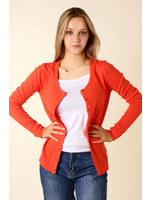 CC Fashion GILET O-Collar - ORANGE