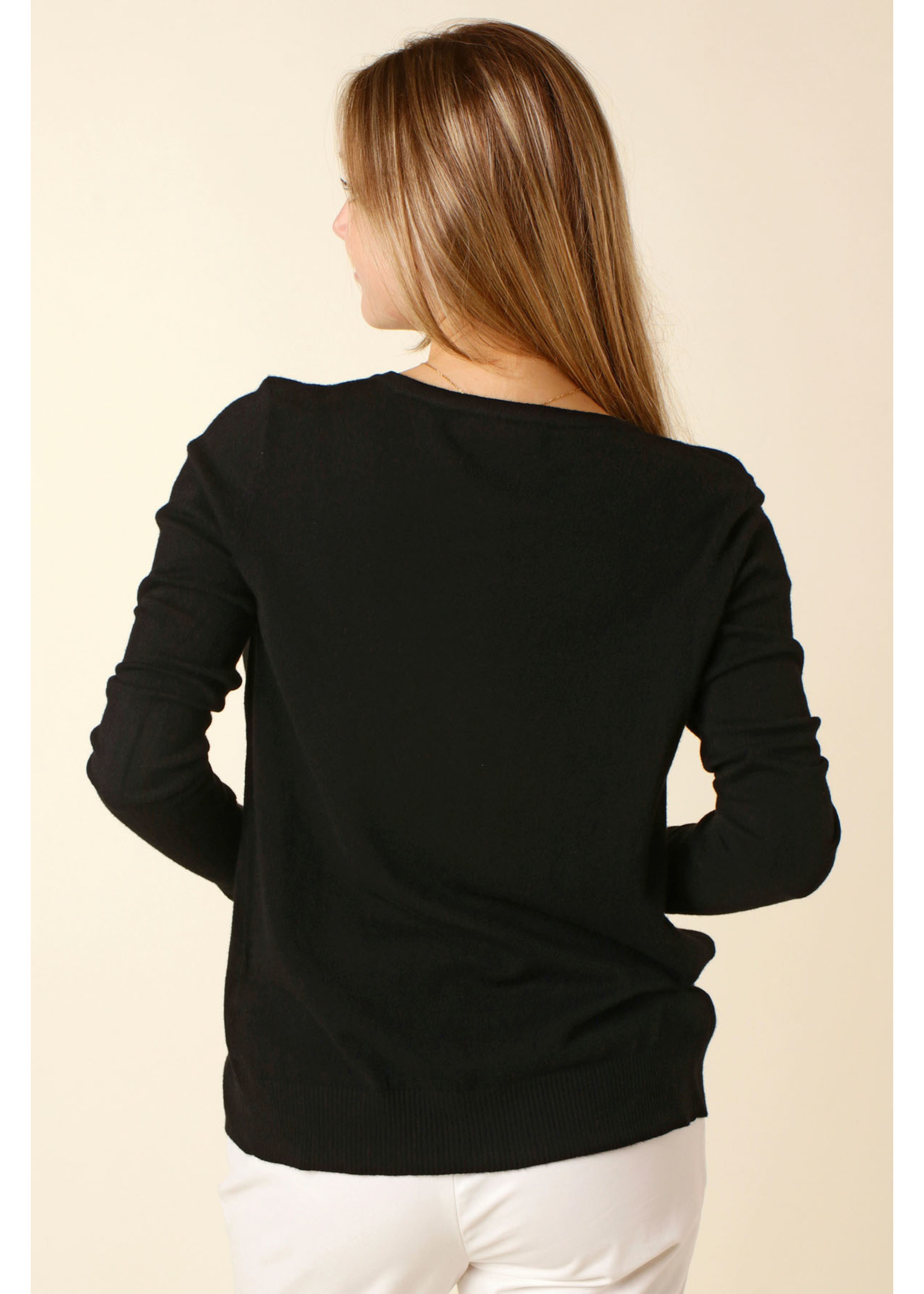 CC Fashion GILET O-Collar - BLACK