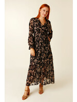 Alyra Boho Vintage Dress - ZWART/BEIGE - TU