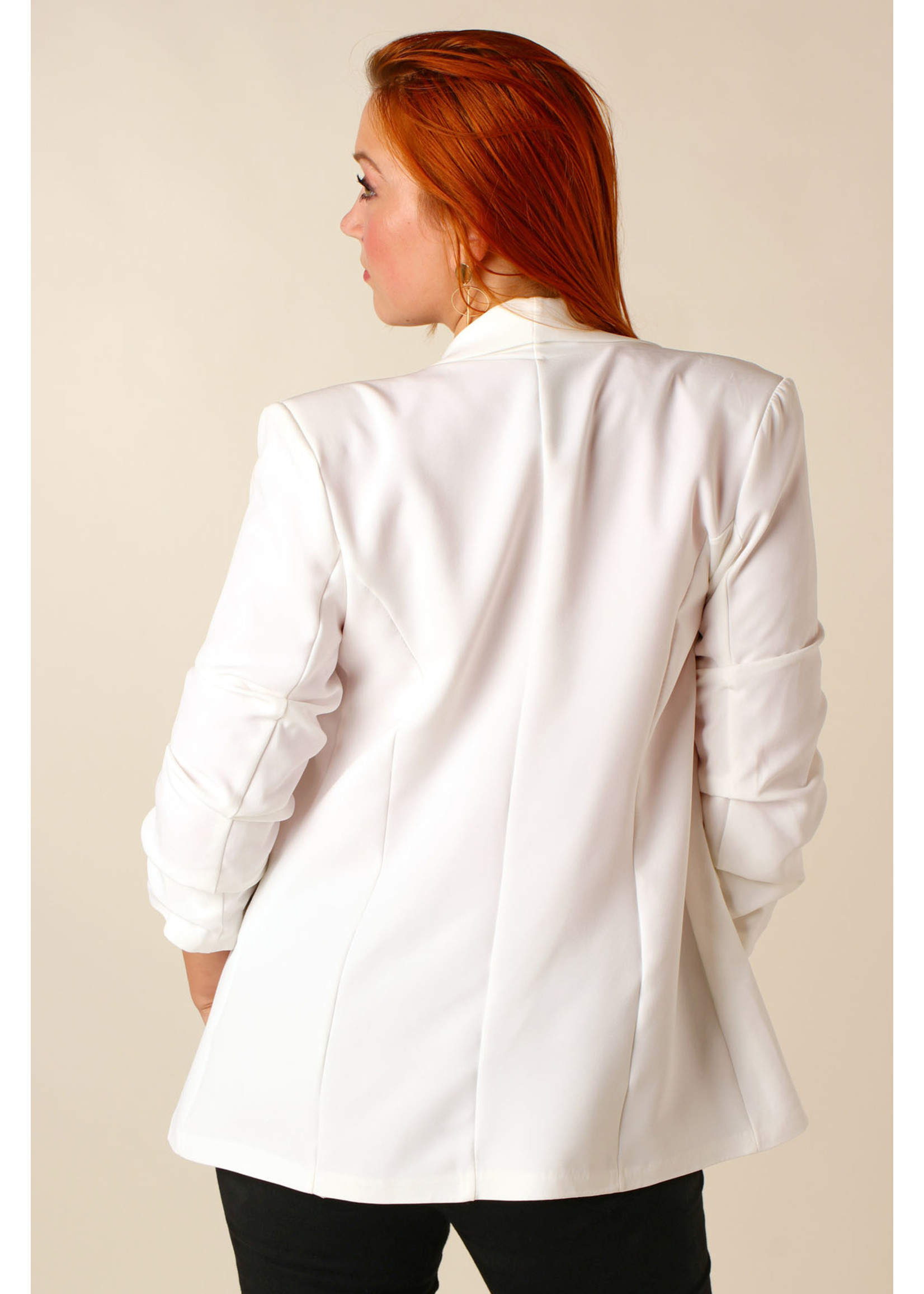 New Collection Blazer - WHITE