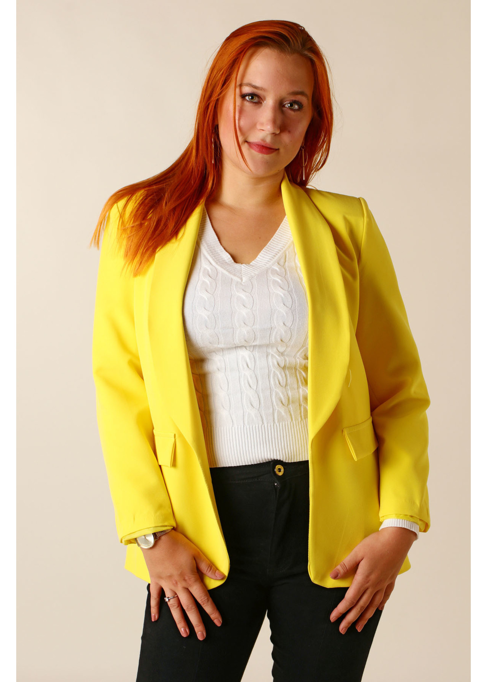 New Collection Blazer - YELLOW