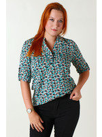 Moocci Flower Shirt - BLUE