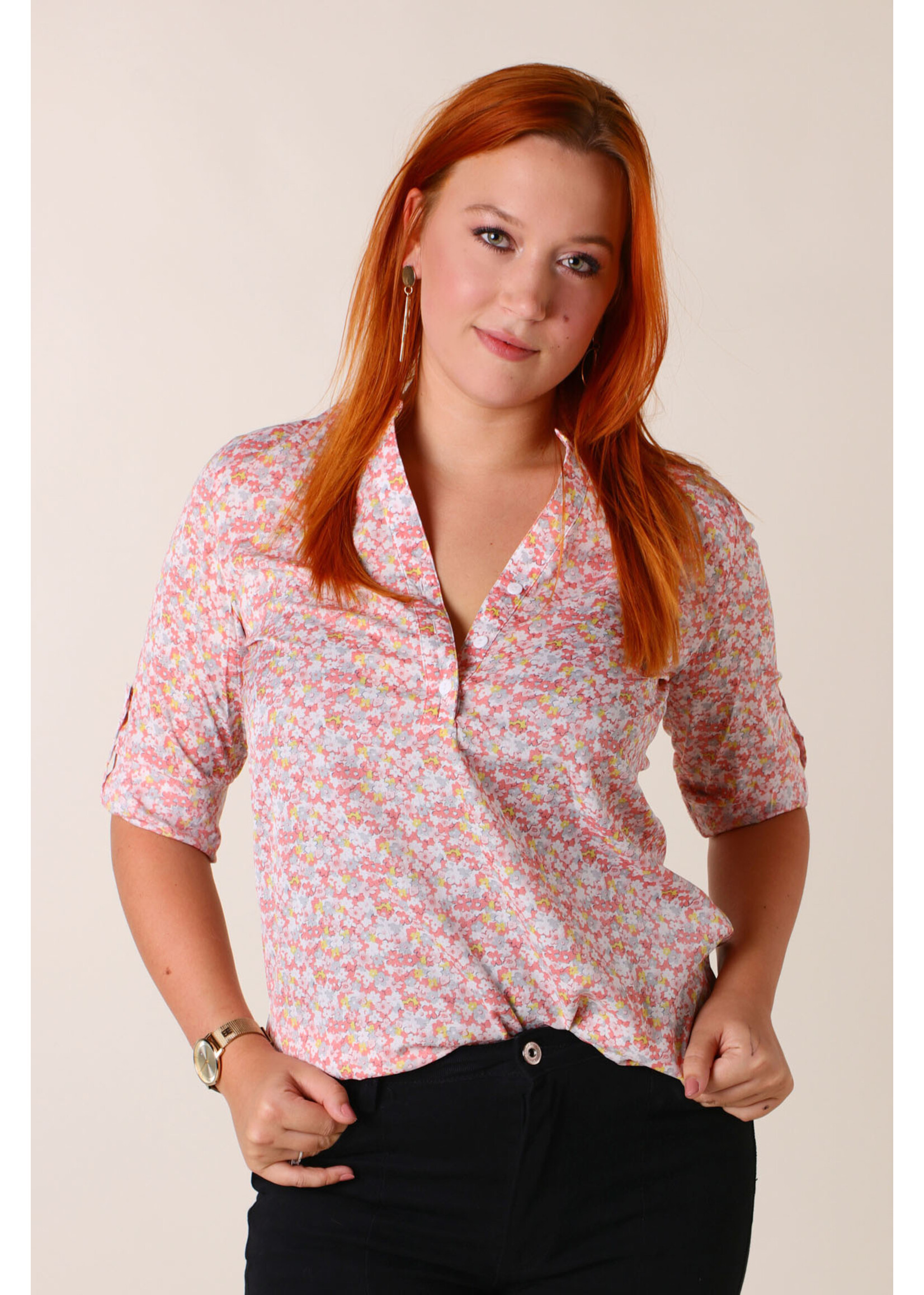 Moocci Flower Shirt - PINK