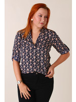 Moocci Flower Shirt - BLUE